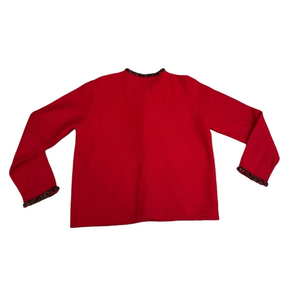 Wool Cardigan with Looped Detail - Picture 4 of 6